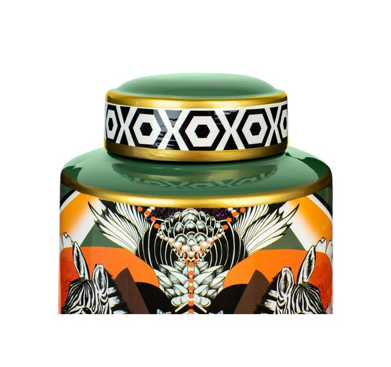 KARE słoik dekoracyjny ZEBRA DUO 30cm