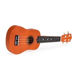 Gitara ukulele dla dzieci drewniana 4 struny nylonowe ECOTOYS