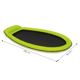 Materac plażowy z siateczką do pływania chłodzący zielony INTEX 58836 GREEN