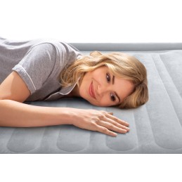 Materac dmuchany łóżko 203x152 cm z pompką dwuosobowy INTEX 67770ND