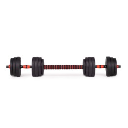 Hantle regulowane 2x10 kg sztanga zestaw 20 kg gryf MOVEPRO