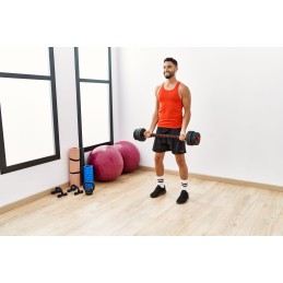 Hantle regulowane 2x15 kg sztanga zestaw 30 kg gryf MOVEPRO