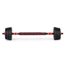 Hantle regulowane 2x20 kg sztanga zestaw 40 kg gryf MOVEPRO