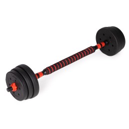Hantle regulowane 2x20 kg sztanga zestaw 40 kg gryf MOVEPRO