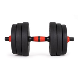 Hantle regulowane 2x20 kg sztanga zestaw 40 kg gryf MOVEPRO