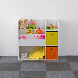 Regał drewniany dla dzieci szafka dziecięca przegrody organizer ECOTOYS