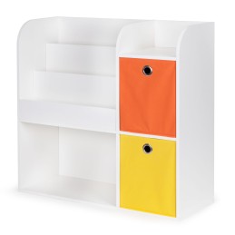 Regał drewniany dla dzieci szafka dziecięca przegrody organizer ECOTOYS