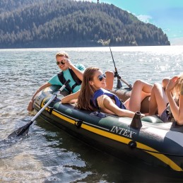 Wiosła 2 sztuki do pontonu aluminiowe do kajaku jednopiórowe 137 cm INTEX 69625