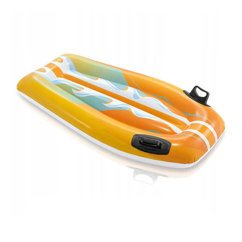 Deska do pływania dmuchana z uchwytami dla dzieci INTEX 58165 ORANGE
