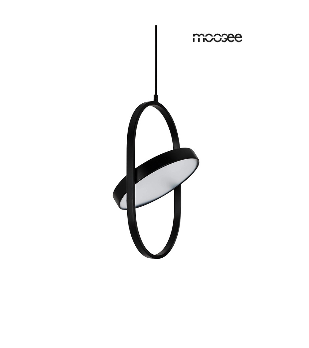 MOOSEE lampa wisząca SPINNER 19 czarna