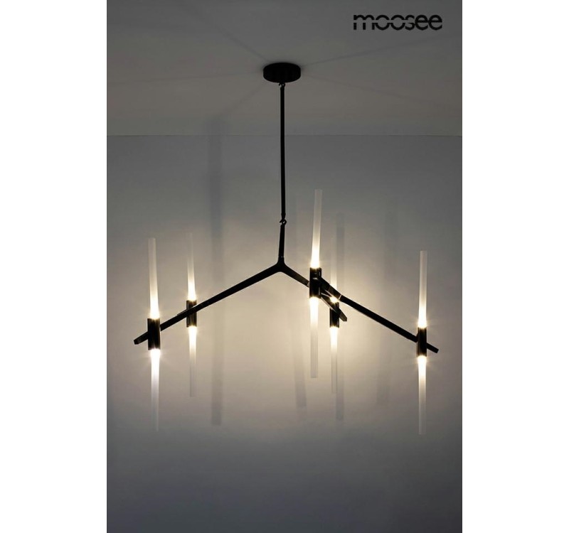 MOOSEE lampa wisząca CANDELABR 10 czarna