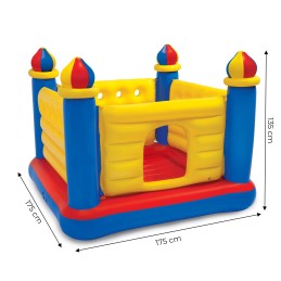 Dmuchana trampolina zamek dla dzieci 174x174x135 cm INTEX 48259