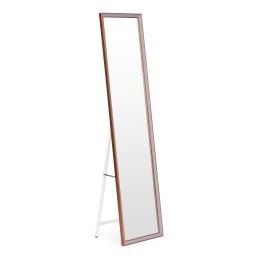 Duże lustro stojące 148 cm aluminiowa rama rozstawiane ModernHome