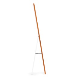 Duże lustro stojące 148 cm aluminiowa rama rozstawiane ModernHome