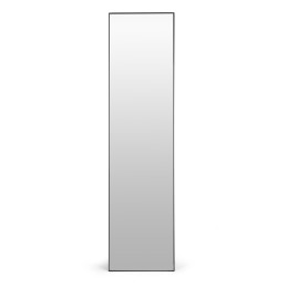 Duże lustro stojące 159 cm aluminium czarna rama  ModernHome