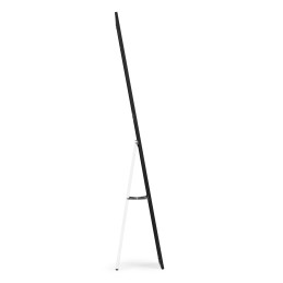 Duże lustro stojące 159 cm aluminium czarna rama  ModernHome