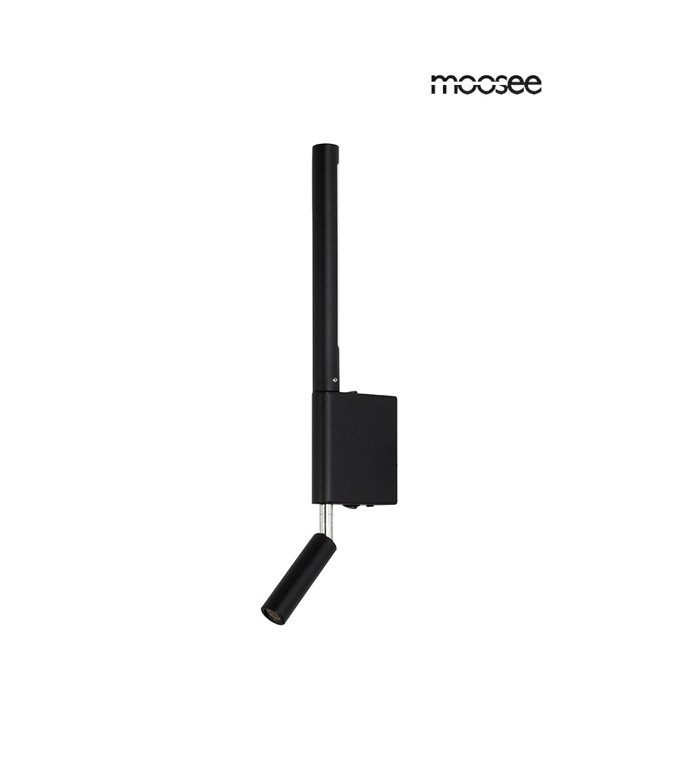 MOOSEE lampa ścienna PERISCOPE czarna