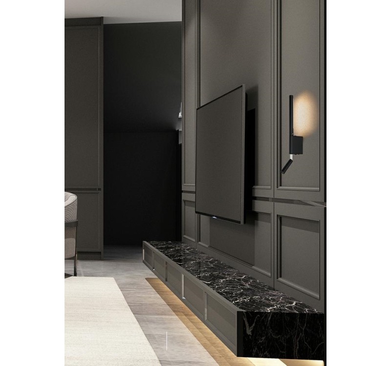 MOOSEE lampa ścienna PERISCOPE czarna