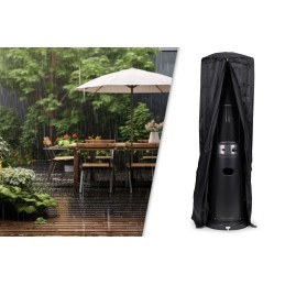 Ogrzewacz parasol gazowy grzejnik 11 kW szklany na ogród patio reduktor wąż pokrowiec MultiGarden
