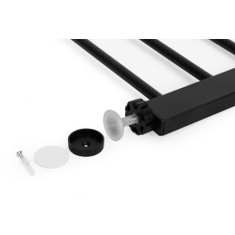 Bramka barierka zabezpieczająca 74-80 cm na schody i drzwi metal drewno ECOTOYS