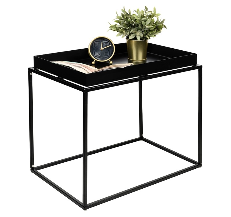 Stolik RITTA XL czarny - metal