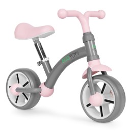 Rowerek biegowy dla dzieci koła EVA regulacja siodełka szary ECOTOYS