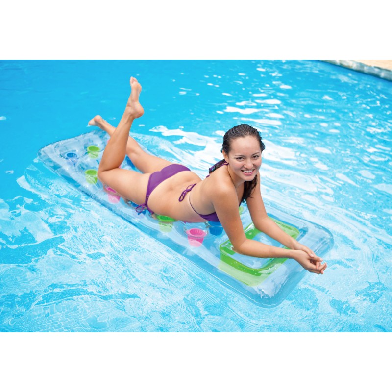 Dmuchany materac plażowy do pływania 188x89 cm INTEX 59894
