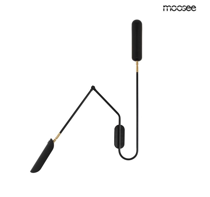 MOOSEE lampa ścienna TENTA czarna