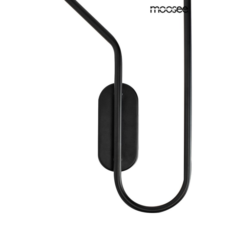 MOOSEE lampa ścienna TENTA czarna