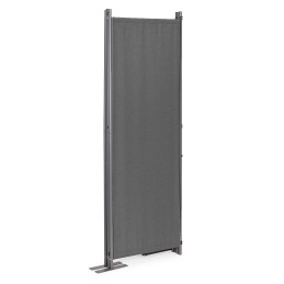 Składany parawan ogrodowy pokojowy 4-panelowy 167x216 cm szary MultiGarden