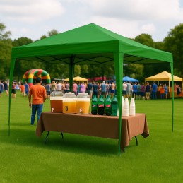 Namiot pawilon ogrodowy 3x3 m rozkładany automatycznie daszek do ogrodu na taras MultiGarden