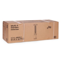 Ogrzewacz parasol gazowy grzejnik 9 kW szklany na ogród patio reduktor wąż pokrowiec MultiGarden