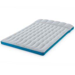 Materac dmuchany dwuosobowy kempingowy 193x127x17 cm łóżko z zagłówkiem INTEX 67999