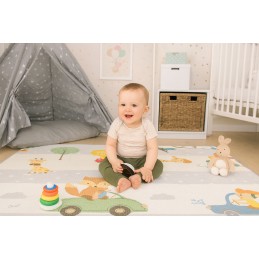 Mata piankowa dla dzieci edukacyjna dwustronna zwijana alfabet ECOTOYS