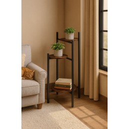 Kwietnik stojący stojak na kwiaty ozdoby 3 poziomy loft ModernHome