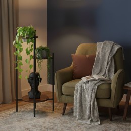 Kwietnik stojący stojak na kwiaty ozdoby 3 poziomy loft ModernHome