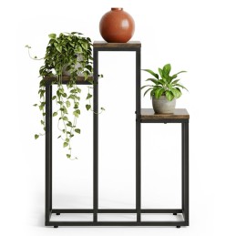 Kwietnik stojący stojak na kwiaty ozdoby 3 półki loft ModernHome