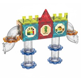 Klocki magnetyczne kontrukcyjne 3D tor kulkowy kulodrom 113 elementów
