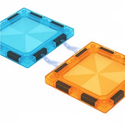 Klocki magnetyczne kontrukcyjne 3D tor kulkowy kulodrom 113 elementów