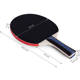 Zestaw do tenisa stołowego 2 paletki do ping-ponga 3 piłeczki