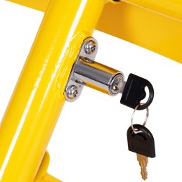 Blokada parkingowa składana zapora na klucz 40 cm