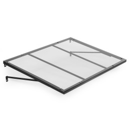 Daszek nad drzwi wejściowe 140x90 cm zadaszenie osłona UV MultiGarden