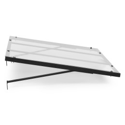 Daszek nad drzwi wejściowe 140x90 cm zadaszenie osłona UV MultiGarden