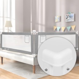 Barierka ochronna na łóżko 160 cm osłona zabezpieczenie dla dzieci ECOTOYS