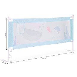 Barierka ochronna na łóżko 200 cm osłona zabezpieczenie dla dzieci ECOTOYS