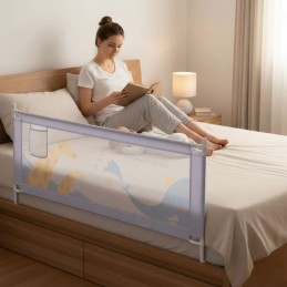 Barierka ochronna na łóżko 200 cm osłona zabezpieczenie dla dzieci ECOTOYS