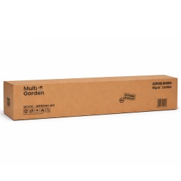 Agrowłóknina czarna agrotkanina UV 90g mata antychwastowa 1,6x50m kołki MulltiGarden