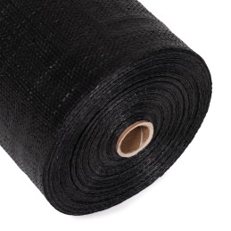 Agrowłóknina czarna agrotkanina UV 150g mata antychwastowa 1,6x50m kołki MulltiGarden