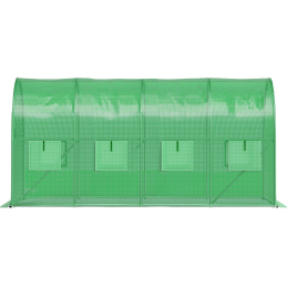 Szklarnia tunel ogrodowy foliowy 6x3x2 m 18 m² metalowy stelaż folia UV