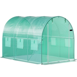 Szklarnia tunel ogrodowy foliowy 3x2x2 m 6 m² metalowy stelaż folia UV
